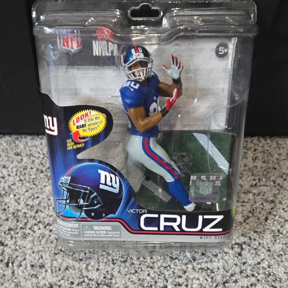 Victor Cruz NFL Action Figure - Blue